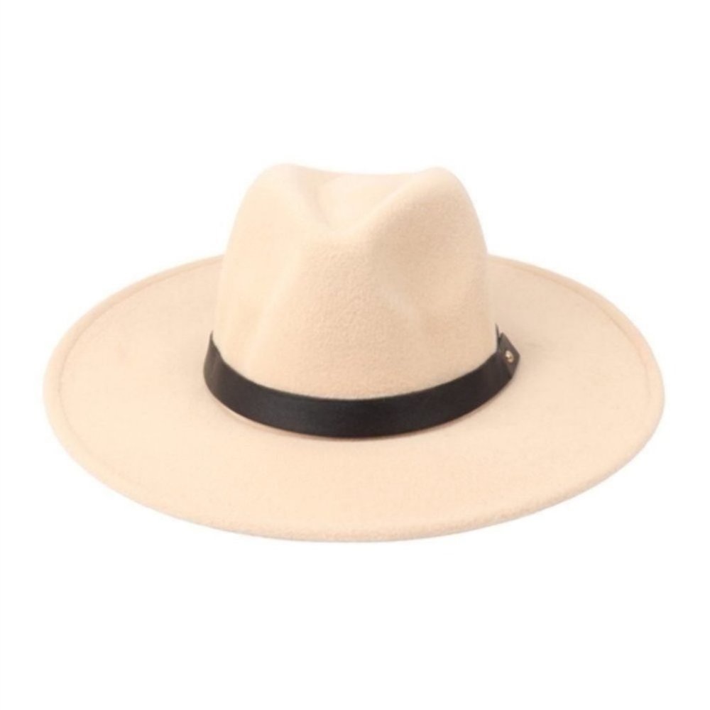 IVORY Wide Brim Hat - Picture 2 of 3
